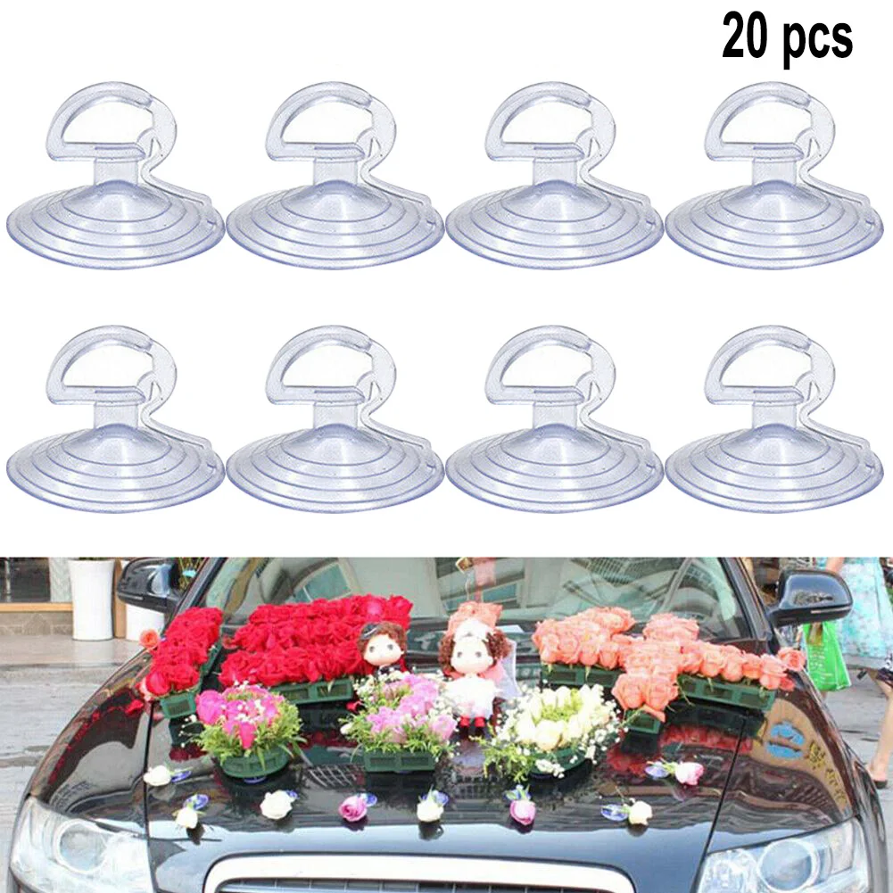 20/50Pcs Dovetail Suction Cups Car Sunshade Suction Cup Clear Suckers