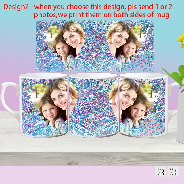 Taza personalizada con su foto, taza personalizada con texto y nombre, tazas  de café de cerámica blanca personalizadas, tazas de té, regalo sorpresa  para amigos - AliExpress