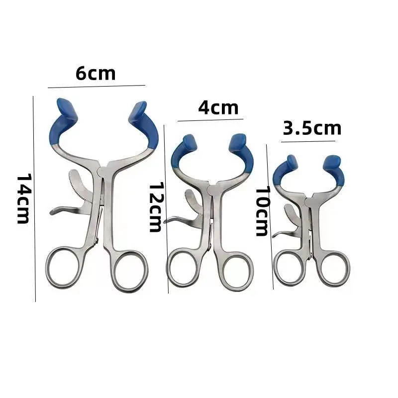Retractor de labios y mejillas dentales, abridor de boca de acero inoxidable, expansor de mejillas, herramientas de dentista de ortodoncia, equipo de examen Oral
