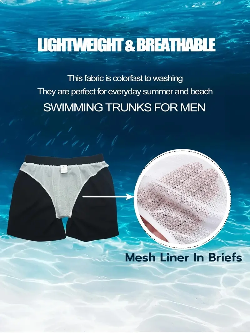 Sports Shorts Sport Shorts Jogging Shorts Running Shorts Casual Shorts Men Workout Running Shorts Drawstring Mesh Lining Zipper Pocket Solid Colored Outdoor Fitness