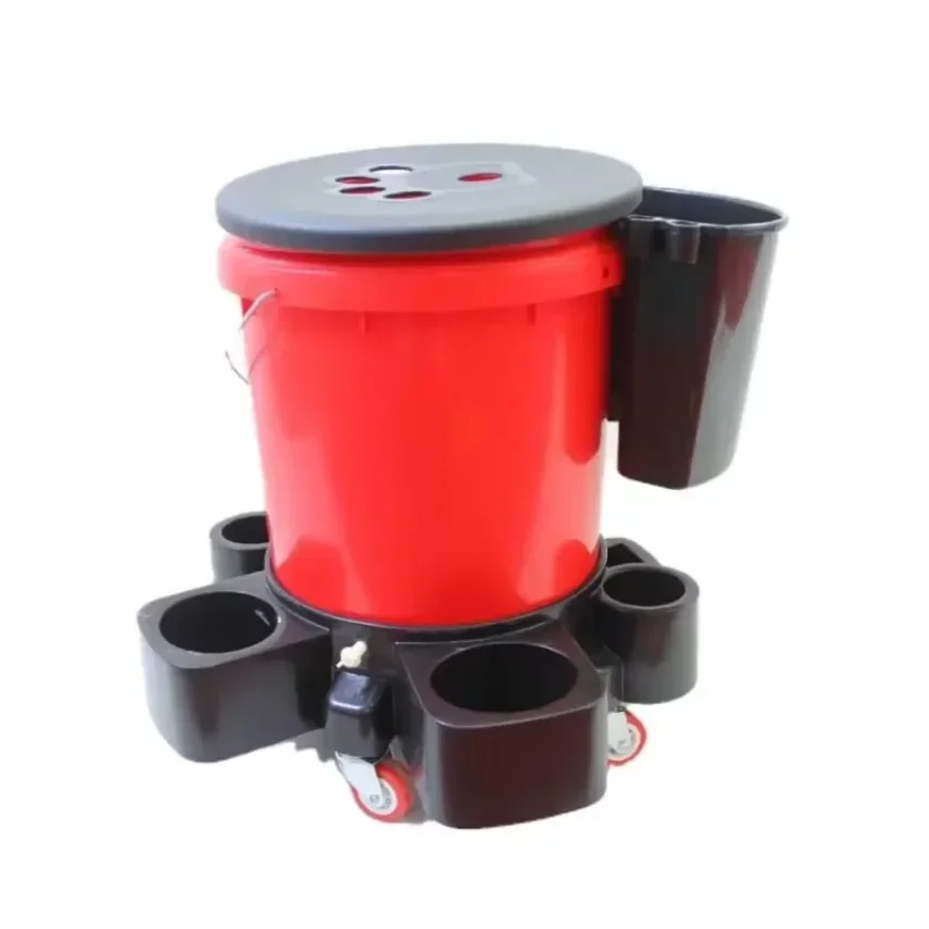 1Pc Universal Bucket Organizer Car Detailing Tools Towels Brushes Mitt Fast Easy Storage Kits External Hanging Barrel