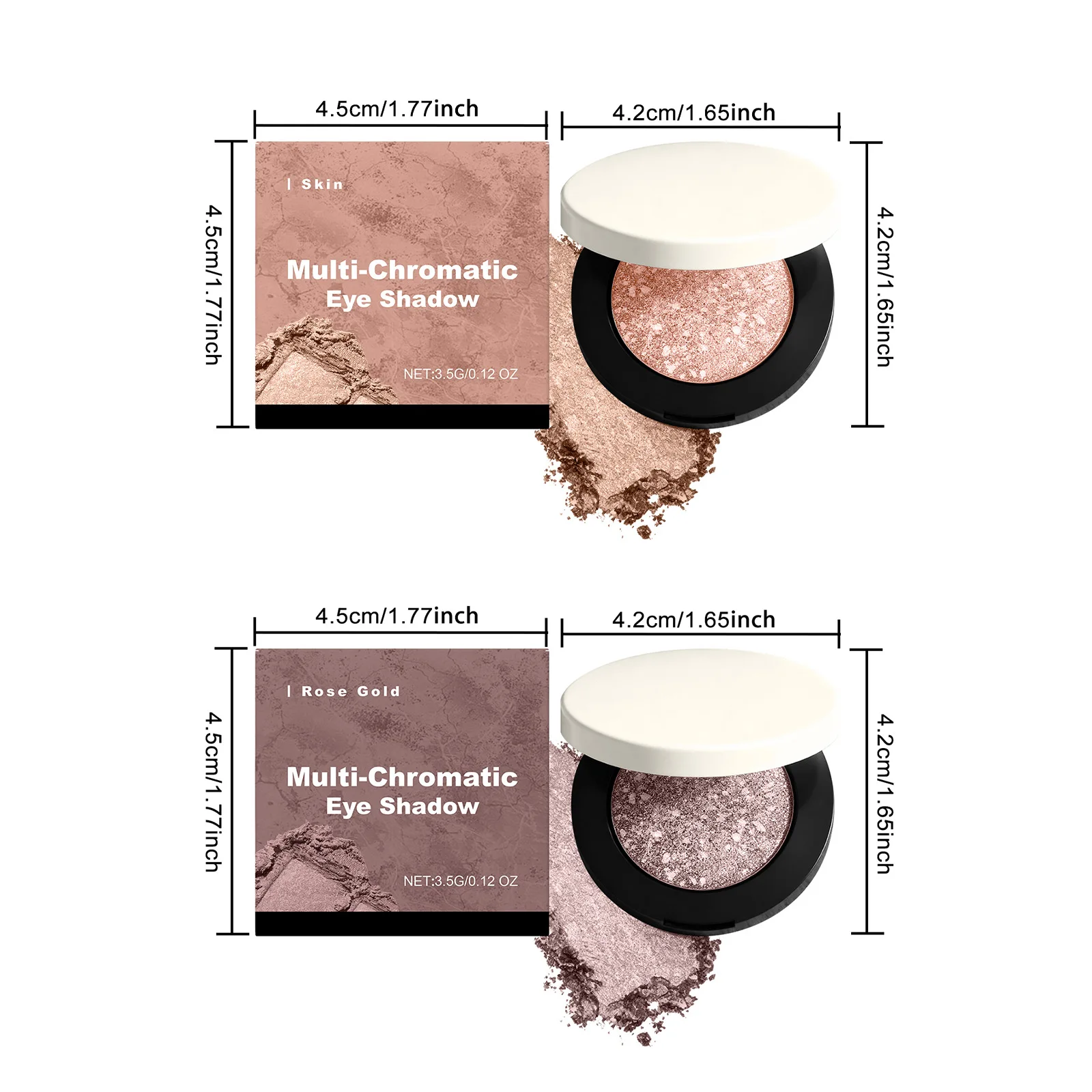 Natural Matte Eyeshadow Palette Earth Tones Waterproof Makeup_voghion.com