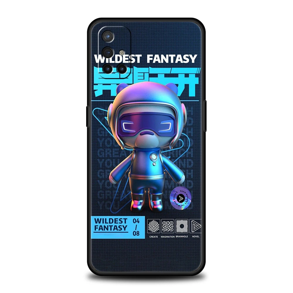 Astronaut-Themed Silicone Phone Case Cover in Stylish Design