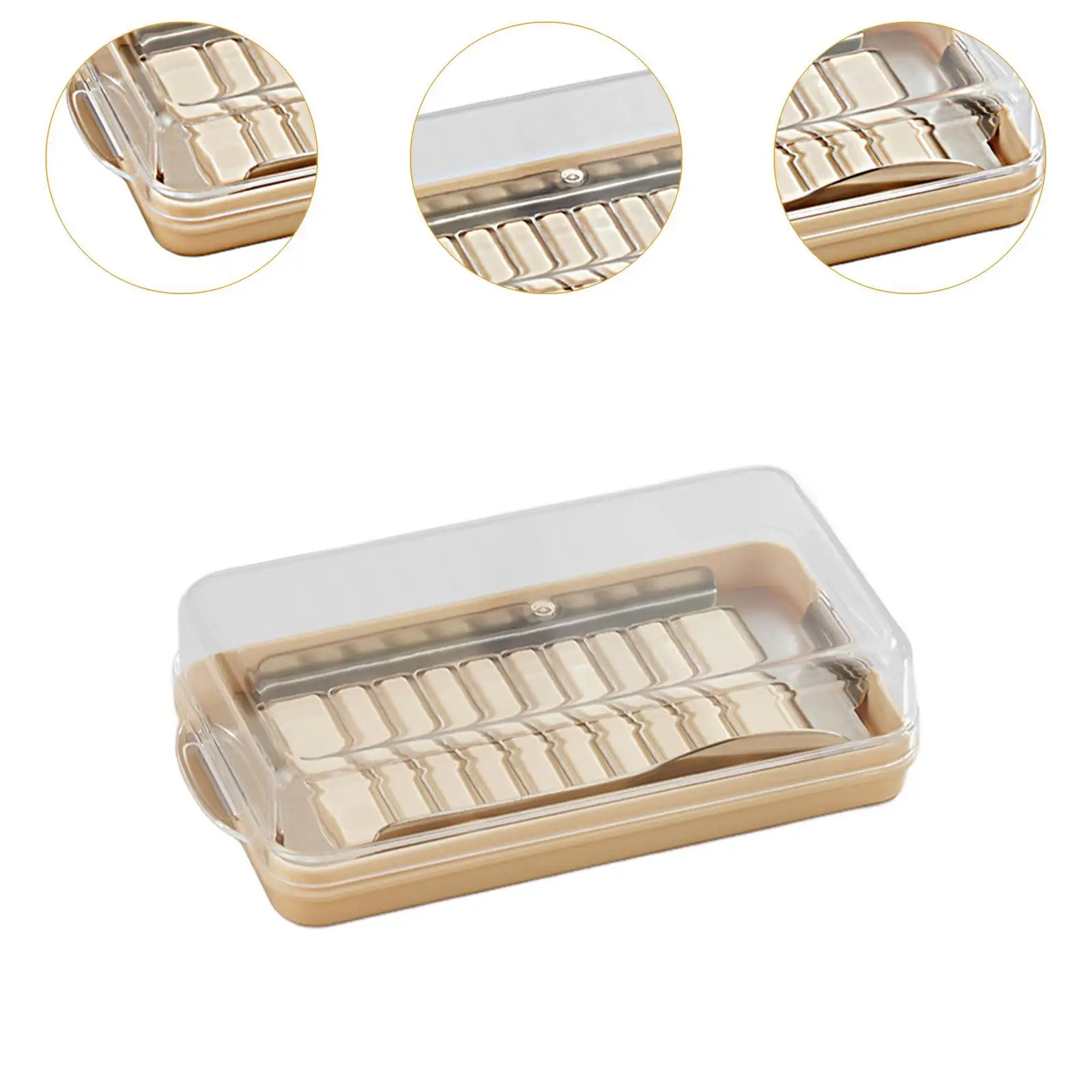 Butter Slicer Container Butter Cutter Box for Kitchen Countertop Baking