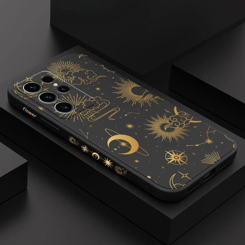 Golden Starry Sky Phone Case Cover