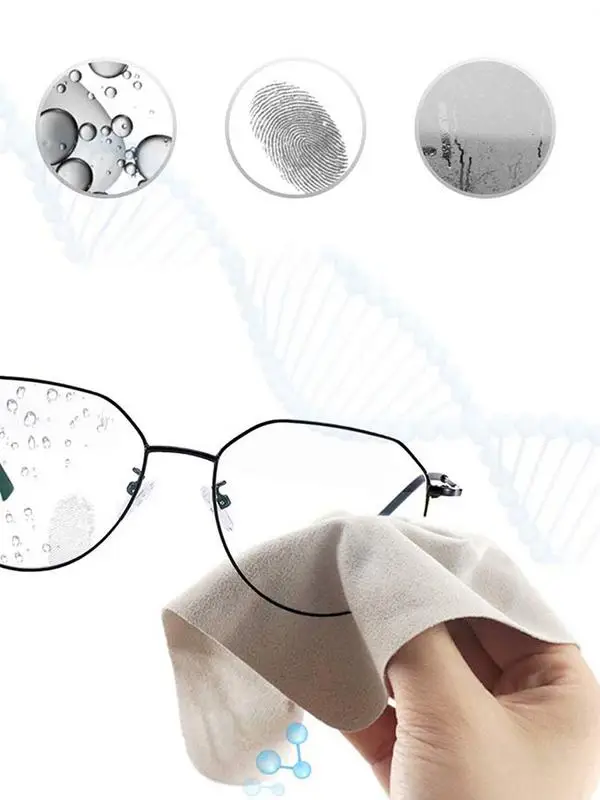 Glasses Wipes Pack Of 5 Portable Anti-Fog Lens Cleaner Long-Lasting Lens & Screen Cleaning Wipes Eye Glasses Cleaner