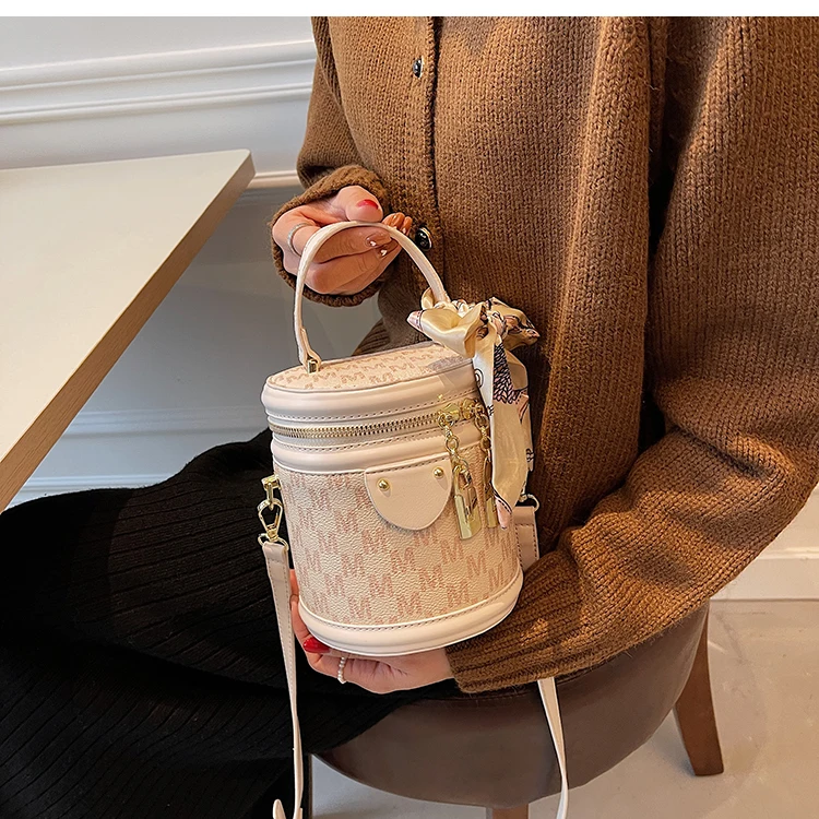 Women's Tote Bucket Bag Pu Leather Shoulder Handbag For Daily Wear_voghion.com