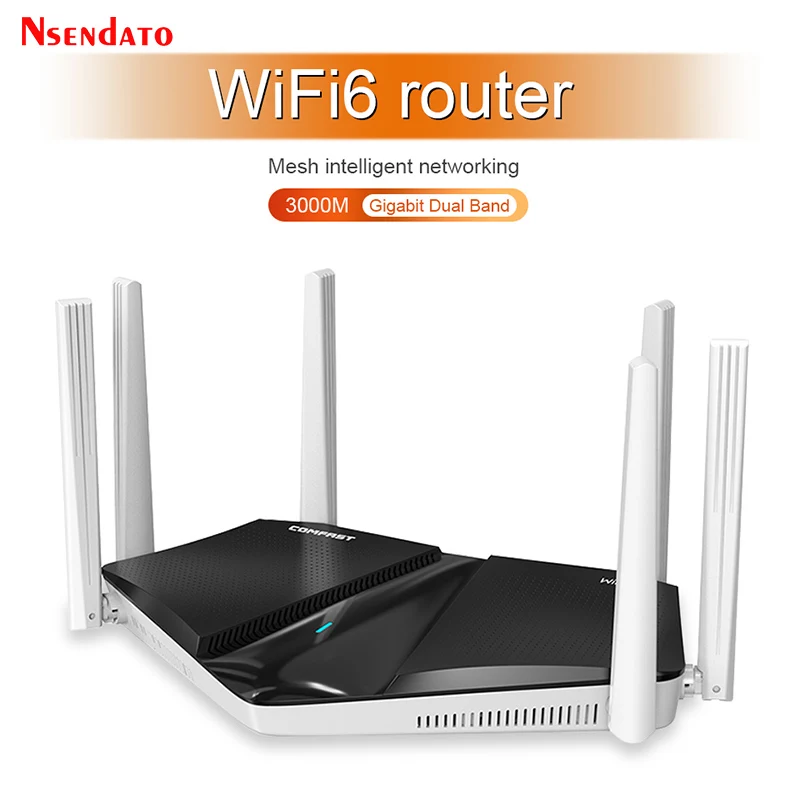 Comfast CFWR633AX WiFi6 Mesh WIFI Router 2.4Ghz 5GHz Full Gigabit WiFi 6 Mesh Router Wireless