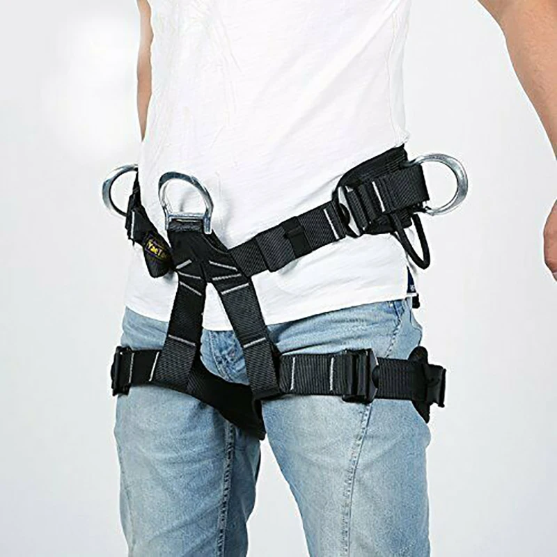 Mountaineering Equipment Safety Belt Fullbody Harness Downhill Aerial Work Protection Outdoor Expansion Rappelling Belt Climbing carabiner clips,carabiner belt clip,keychain carabiner,carabiner belt