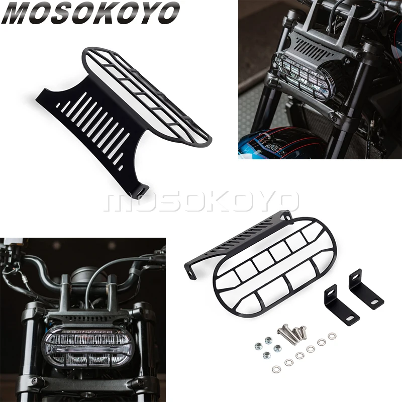 

New Motorcycle Accessories Headlights Grill For Harley Sportster 1250 RH1250S RH 1250 S Headlight Guard Head Light Cover Frame
