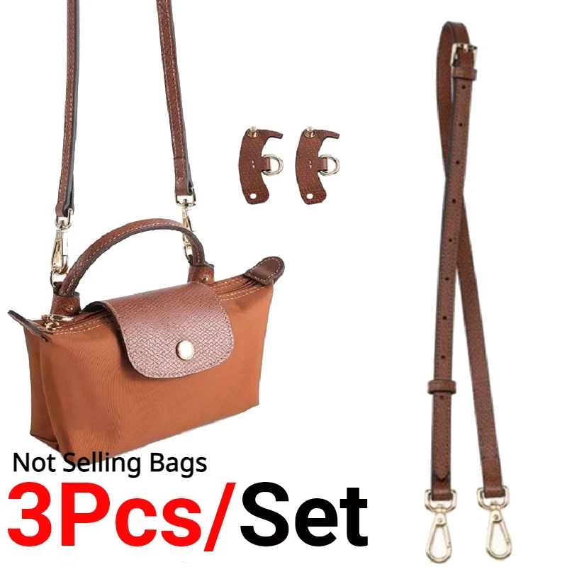 3pcs/Set Bag Transformation Accessories For Mini Bag Straps Punch-Free  Genuine Leather Shoulder Strap Crossbody Conversion Leather Shoulder Strap  Shoulder Crossbody Bag Strap (Brown) Straps For Bags Genuine Leather Women  Leather Strap With