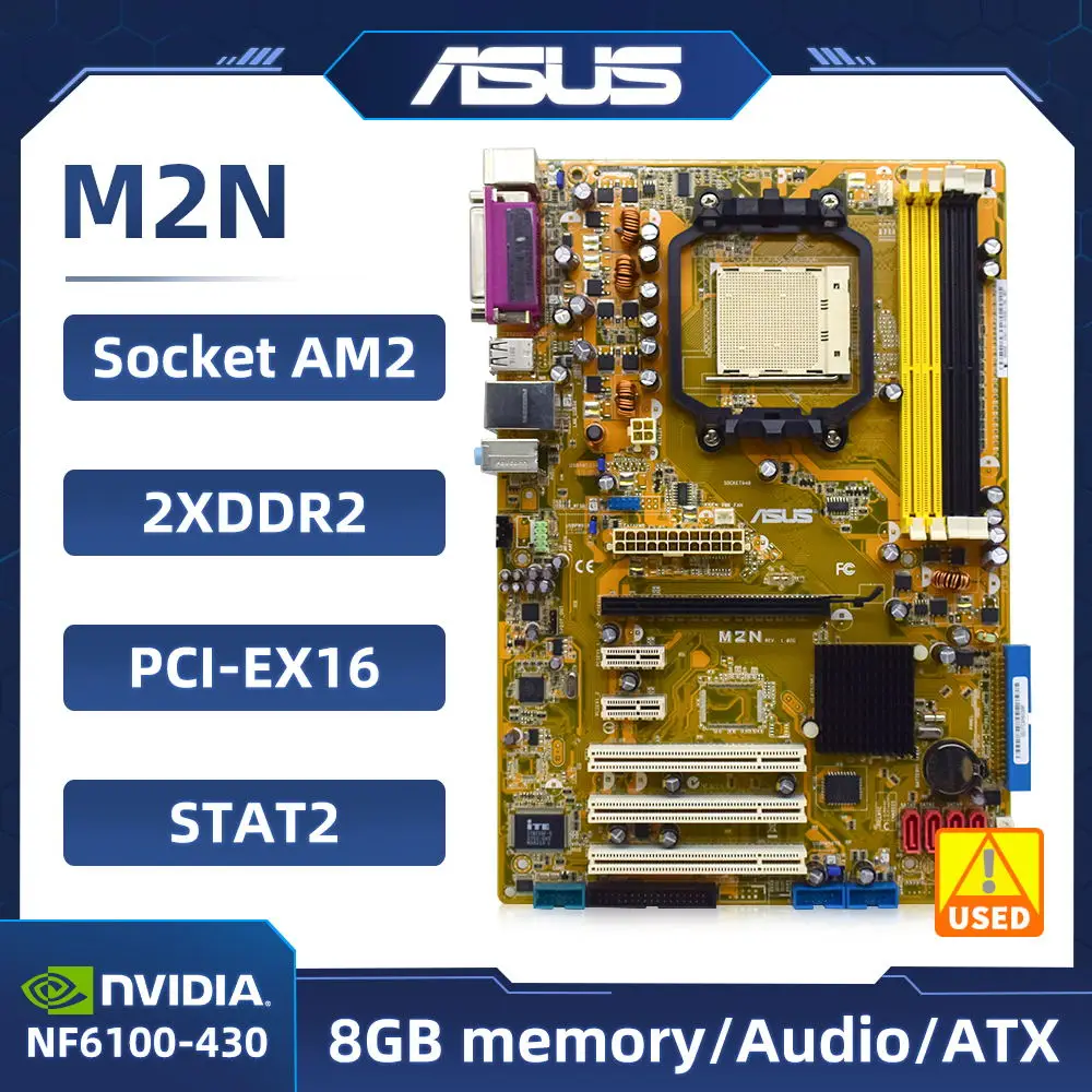 AM2 Motherboard ASUS M2N Motherboard Socket AM2 DDR2 AM2 940 SATA USB2