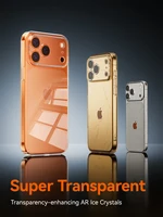 Joyroom Case For iPhone 17 16 Pro Max Case Crystal Transparent PC Anti-Yellow Lens Protection Cover For iPhone 17 Pro Max Case - Image 4