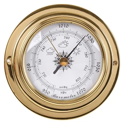 Deluxe Wall Mounted Weather Station with Barometer, Thermometer, and Hygrometer (Barometer)
