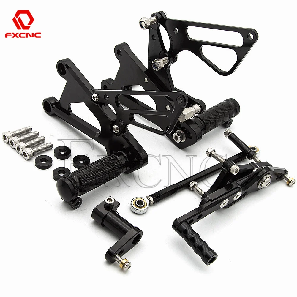 

Motorcycle Aluminum Rearset Rear Set Footpeg Footrest For Triumph Street Triple DAYTONA 675 2006 2007 2008 2009 2010 2011 2012