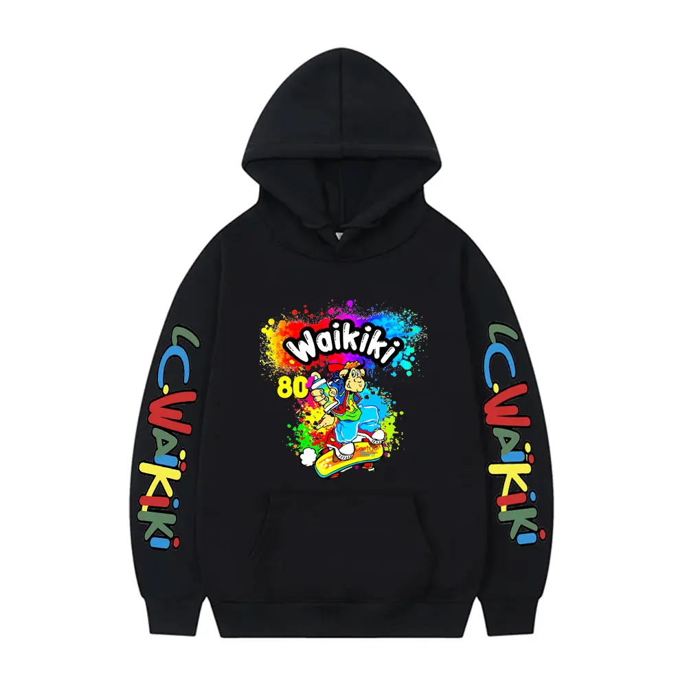 

Love Graffiti Lc Waikiki Monkey Hoodie Funny Cartoon Monkey Print Sweatshirt Men Women Fashion Oversized Fleece Cotton Hoodies