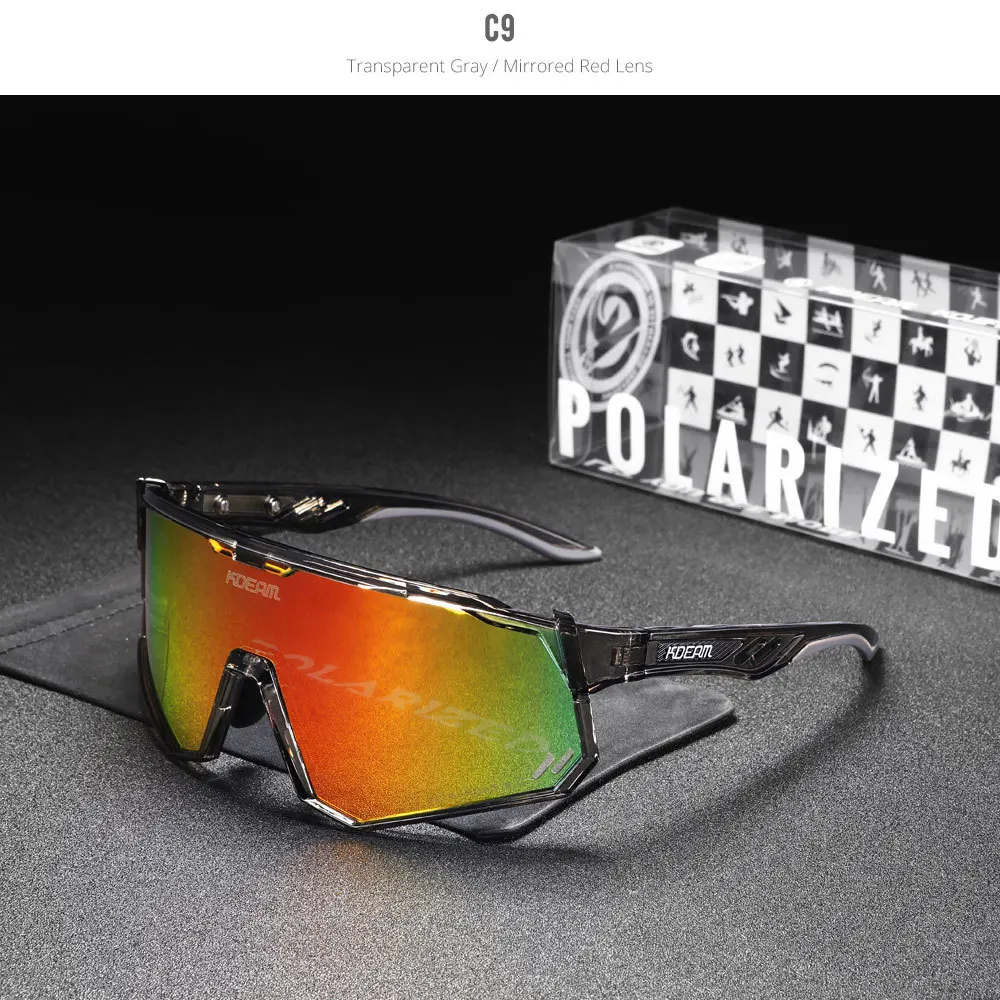 Occhiali Da Sole Sportivi Polarizzati - UV400 - Per Ciclismo, Corsa, Guida - Unisex - 3