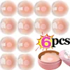 Get 6 silicone nipple covers for women that are reusable. These breast lingerie bra stickers are invisible and provide a lift-up effect. Use the adhesive pads to cover your breast nipples and enjoy the comfort.