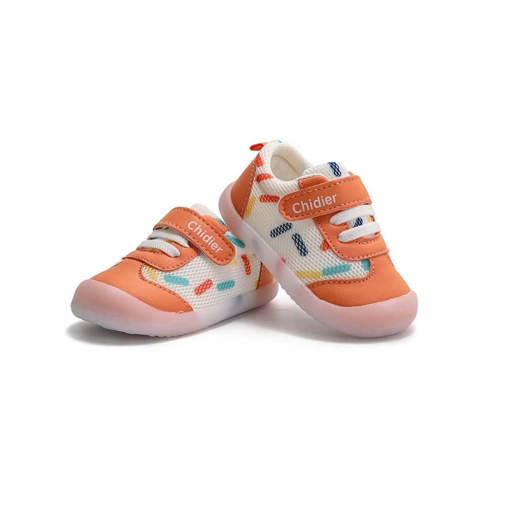 Baby Boys Girls Breathable Mesh Toddler Shoes 1-2 Years old Non-slip Soft-soled Sneakers 2