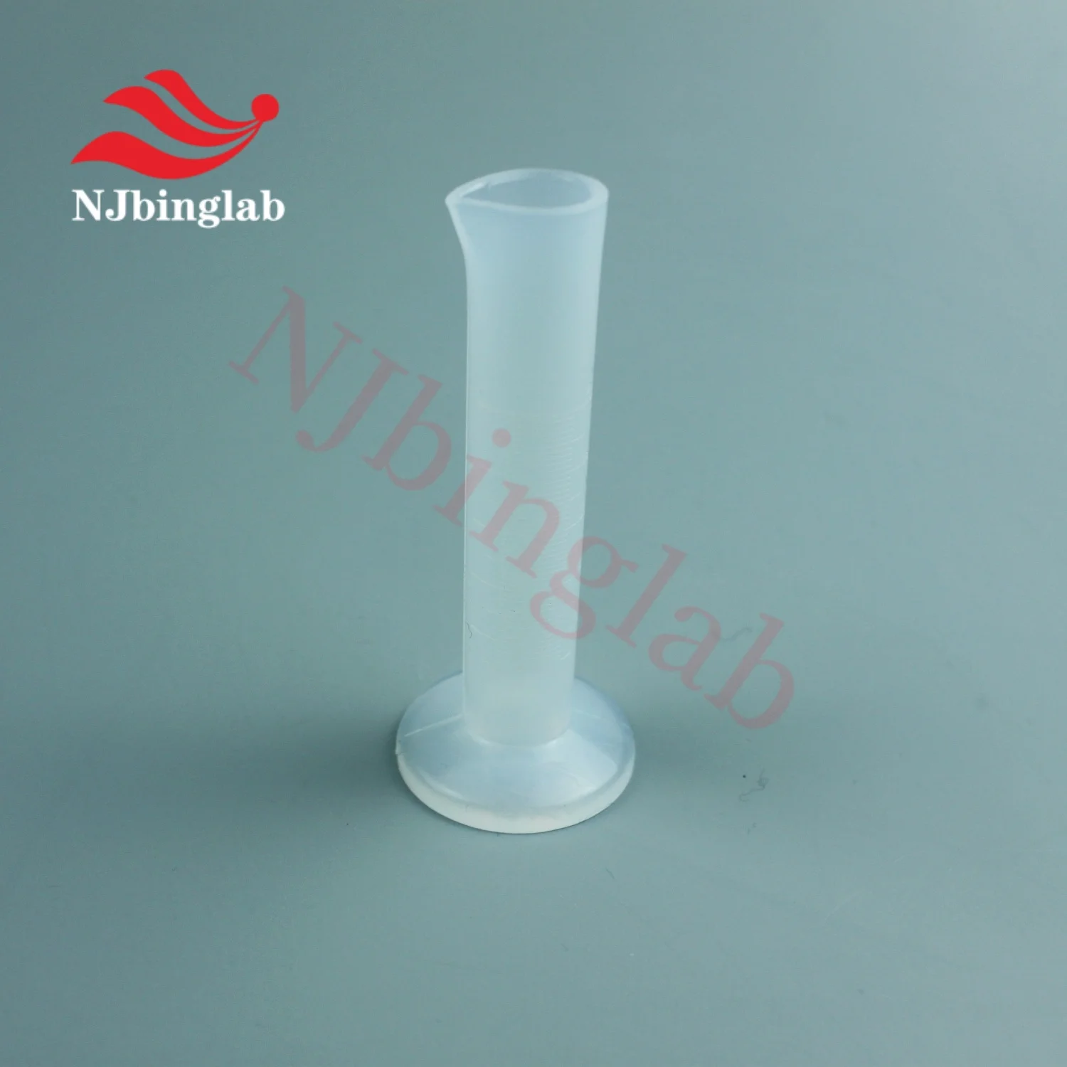 No Sticking Samples 100ml PFA Graduated Cylinder High Purity Low Blank Value of Metal Elements for Chemical Experiments