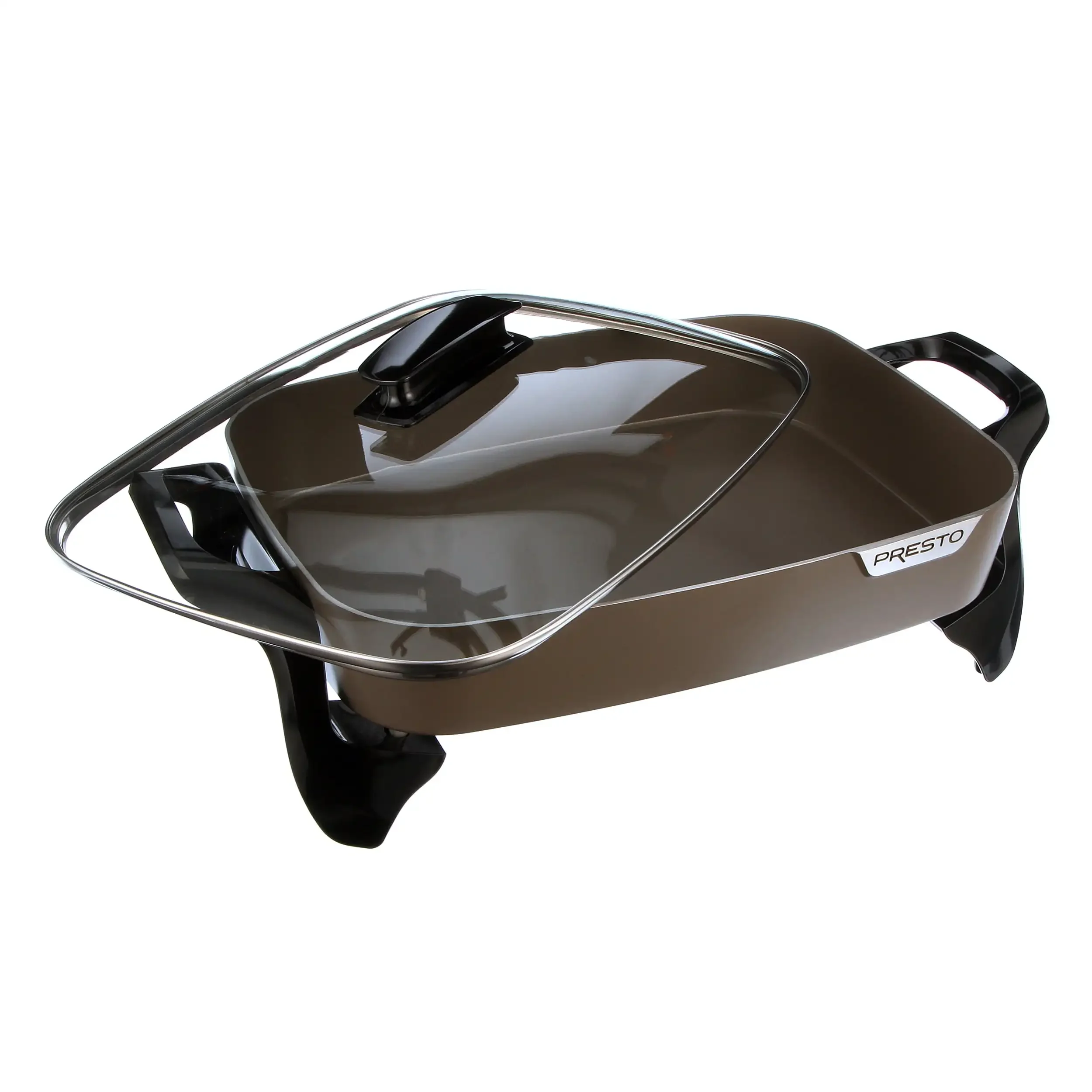 16-inch Ceramic Electric Skillet with glass cover 06856 Electric Pan .USA.NEW 4
