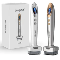 Microneedling pen with LED and EMS for skin and hair growth