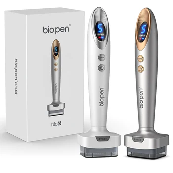 Microneedling pen with LED and EMS for skin and hair growth