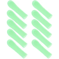 Ear Spoon Sleeves Ear Wax Removal Tips Silicone Ear Wax Picker Cover Ear Scoops Ear Spoon Protector Ear Cleaning Tools Blue 2