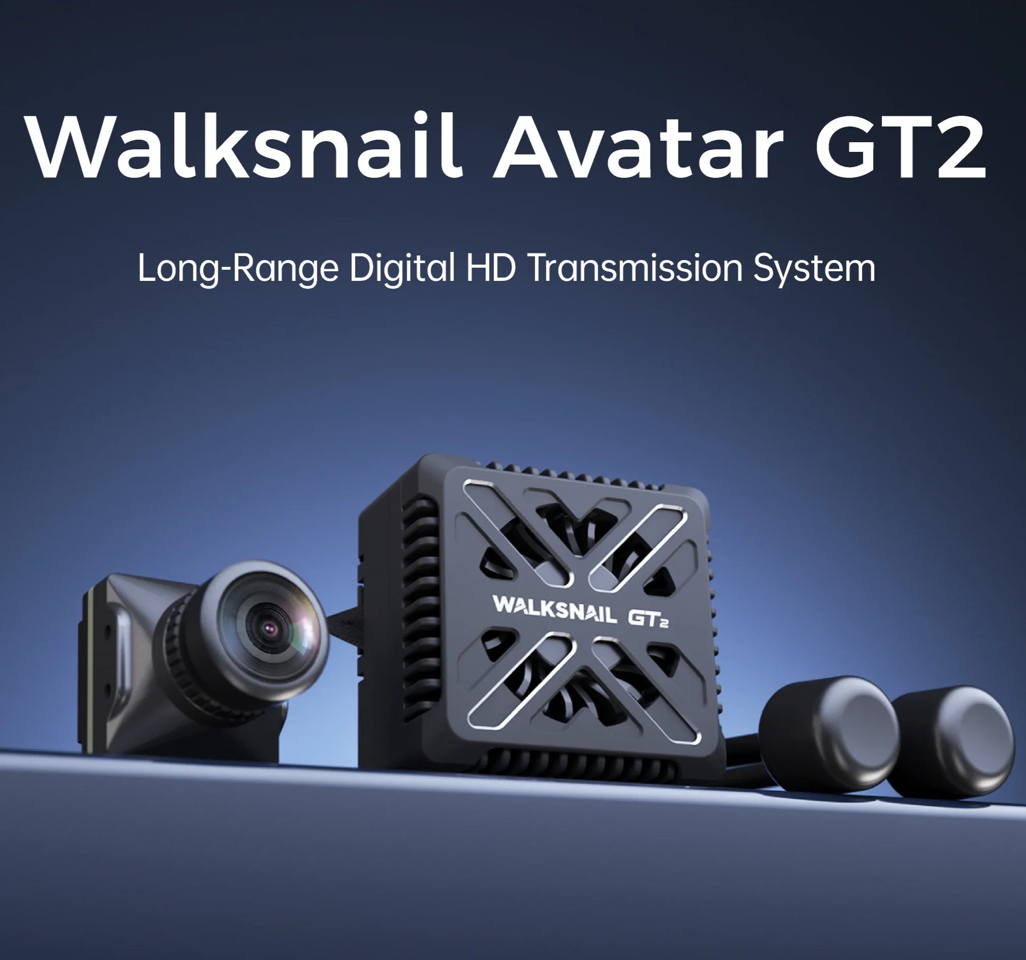 CADDX Walksnail VTX Avatar GT2 FPV Kit Макс. 2 Вт Цифровая система передачи HD с двумя антеннами Диапазон 20 км Тип-C для радиоуправляемого автомобиля Дрон thumbnail 2