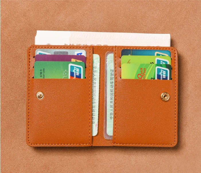 Classic PU Leather Wallet - Ultra Thin Mens Credit Card  Coin Purse