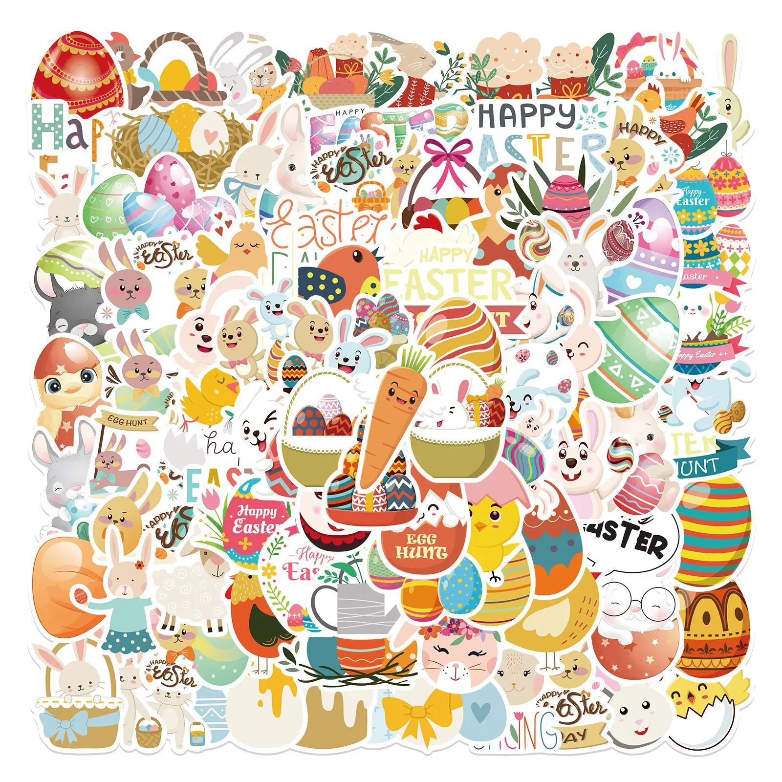 

Stickers Cartoon Easter Notebook Laptop Car Scrapbooking Sticker Water Bottle Skates Kids Toys Decor Aesthetic Cool Gadgets