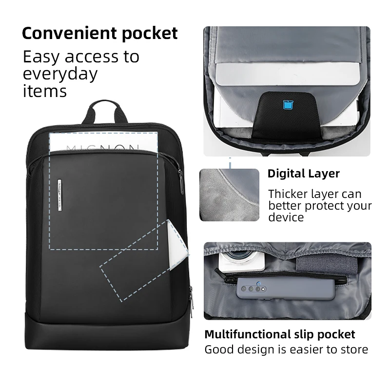 Mark Ryden Men Backpack 40*30*14 Laptop Backpack Casual Oxford Male Business Bag 15.6 Inch Computer Notebook Backpacks 4