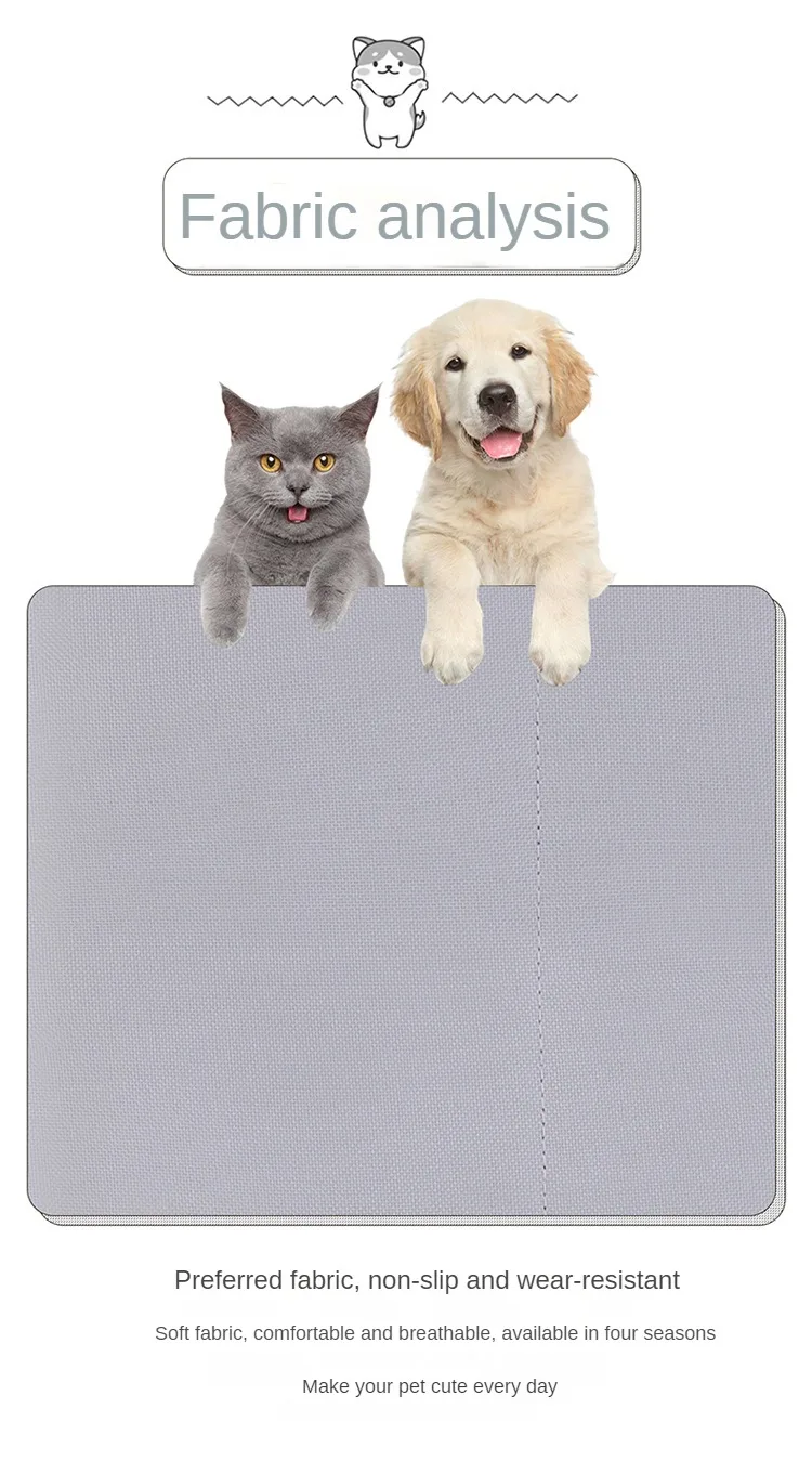 Title 2, Oxford Breathable Cat Bag Pet Bag Outdoor Porta...