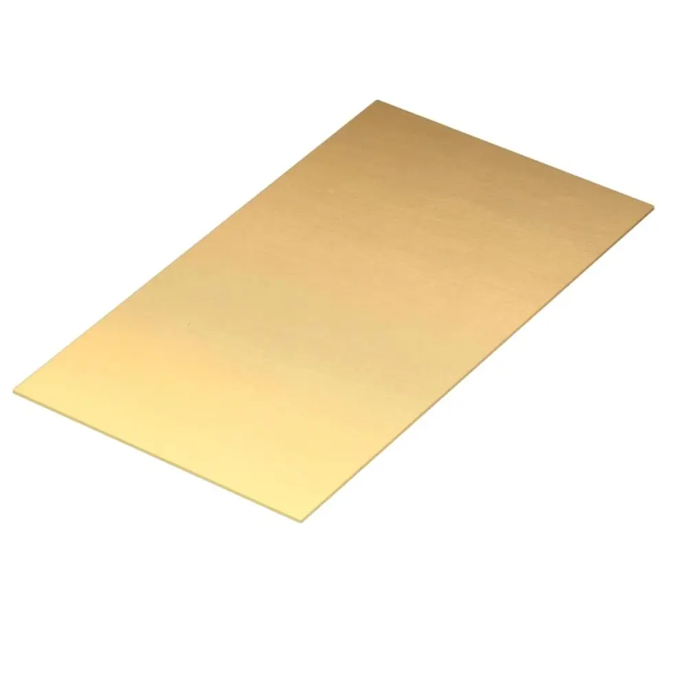 New Copper Brass Plate Sheet 0.5mm 0.8mm 1mm Multiple Sizes Brass Sheet Contruction Brass Pad