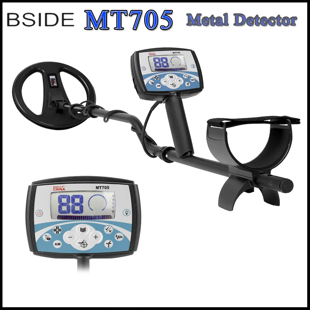 

MT705 Portable Easy Installation Underground Metal Detector 270mm Waterproof Search Coil High Sensitivity Metal Detecting Tool