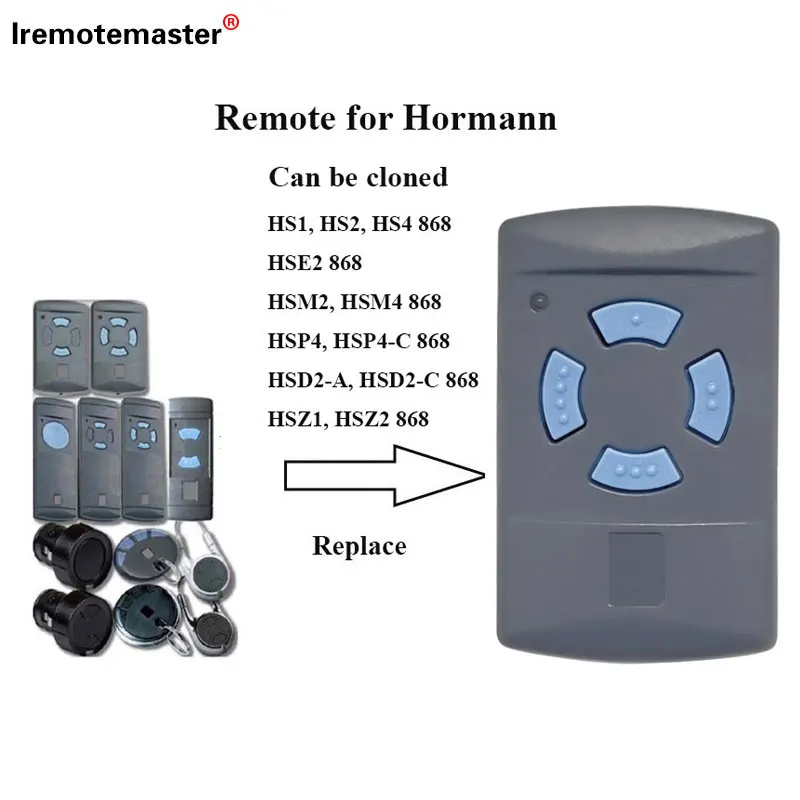 

Пульт дистанционного управления для гаражных дверей HORMANN BERNER MARANTEC 3 в 1, 4 канала, 868 МГц