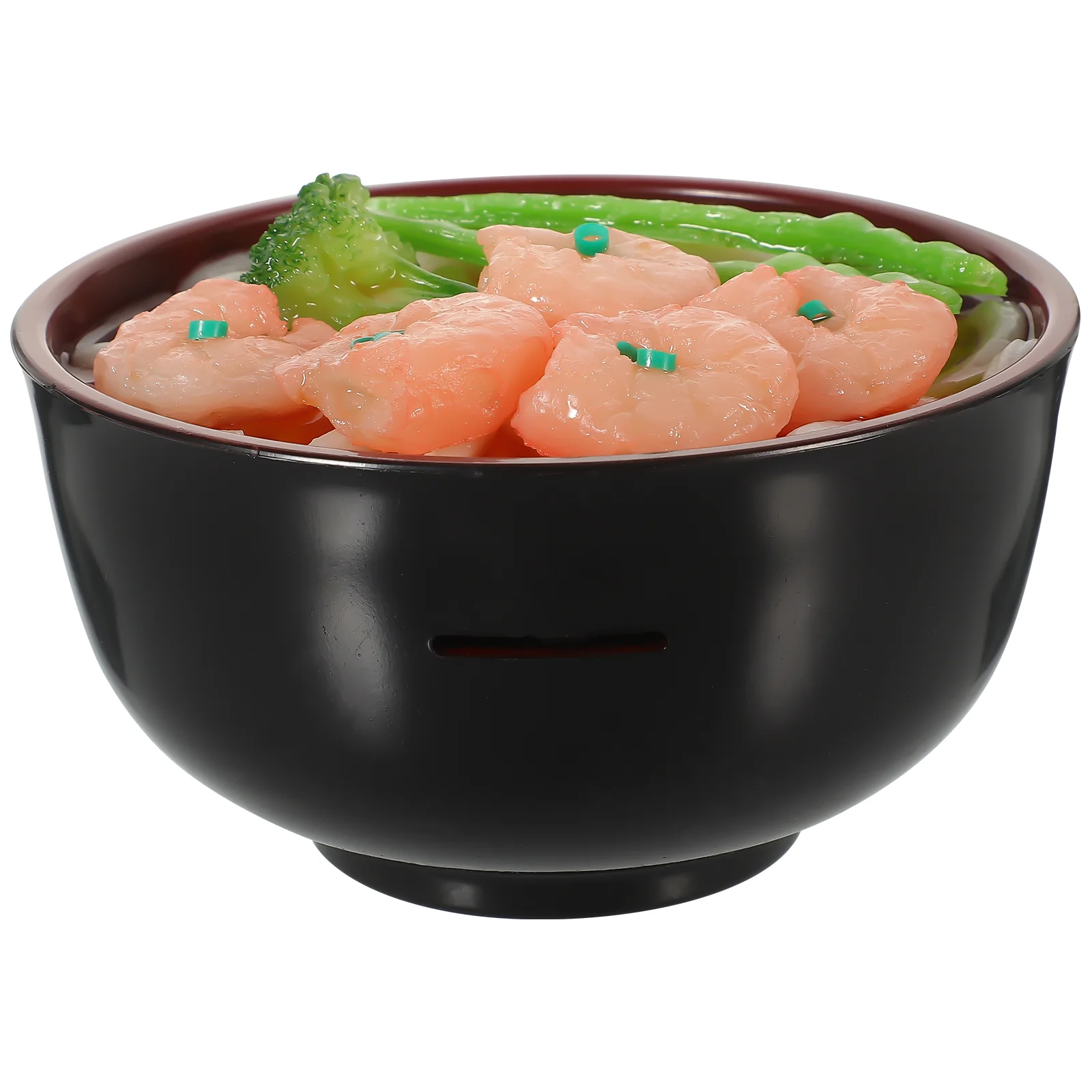 

Piggy Bank Pigyybank Ramen Coin Container Shrimp Bookshelf Decor Saving Jars Pvc