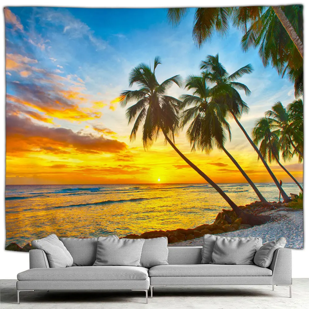 Tapisserie murale de paysages d'été 5