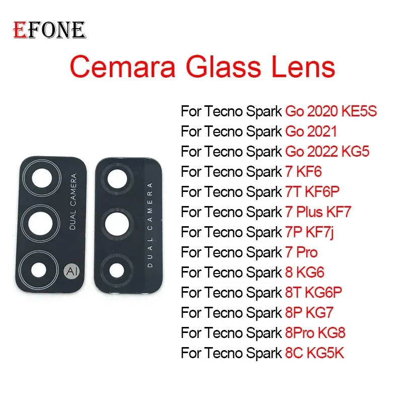 For Tecno Spark Go 2020 2021 2022 7 7T 7P 8 8T 8P 8C Pro Plus Rear