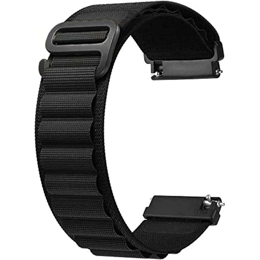 Nylon Loop Smartwatch Strap, 20mm or 22mm, Universal Fit Bracelet Band