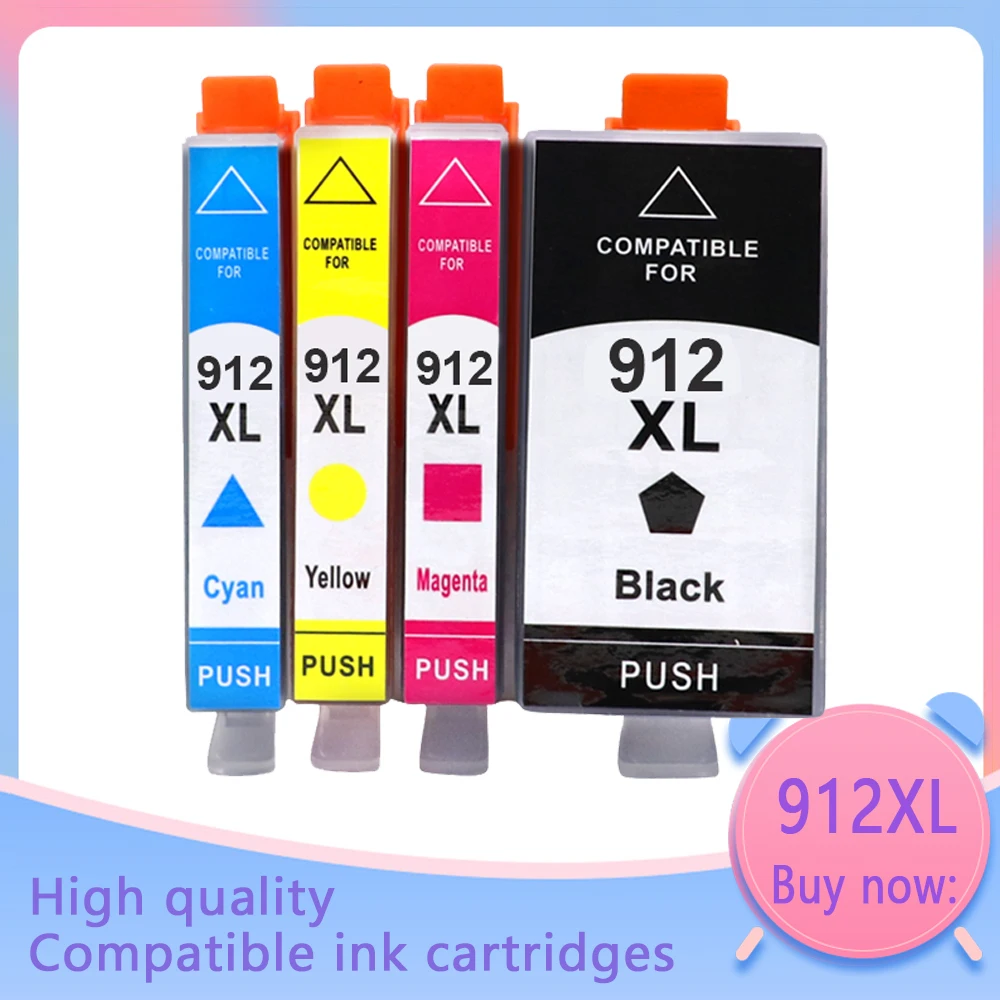 912 912Xl Cartuccia Di Inchiostro Compatibile Per Hp Officejet Pro 8012 8014 8015 8020 8022 8023 8024 8025 8026 8028 8035 8030 8010