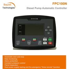 

FPC100N Dual Power Diesel Pump Controller Automatic Start/Stop Data Monitoring Alarm Protection Constant Voltage Control LCD Dis