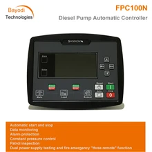 FPC100N Dual Power Diesel Pump Controller Automatic Start/Stop Data Monitoring Alarm Protection Constant Voltage Control LCD Dis