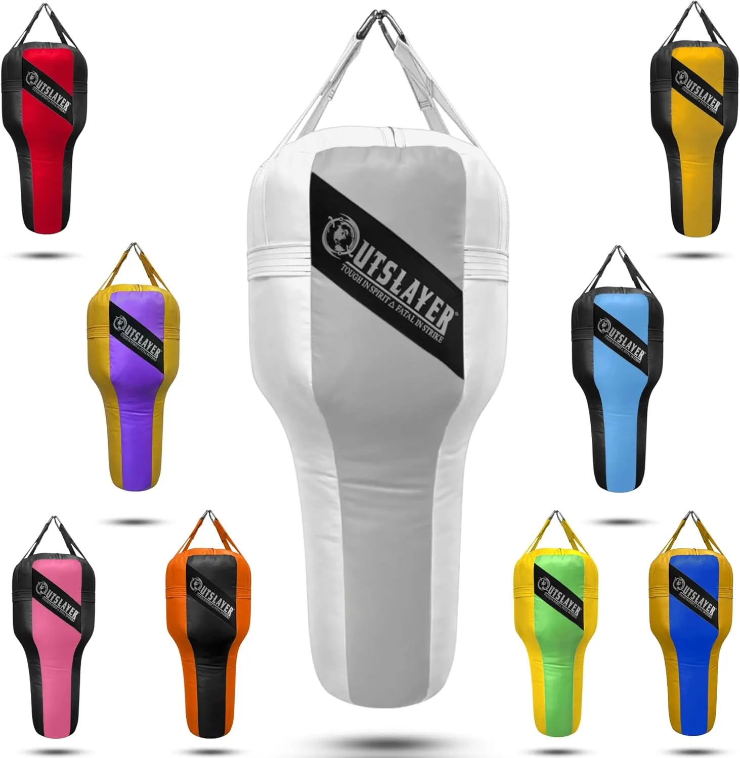 Uppercut Heavy Punching Bag for Boxing & MMA-Customizable Colors, Optional D-Ring, Unfilled/Soft Filled Choices-Made in USA
