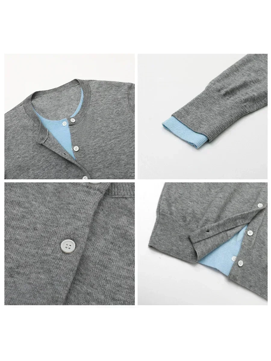 CHIC VEN Women Cardigan Korean O Neck Loose Single Breasted Knitted Sweaters Fashion Female Jumpers Clothing Autumn 2025 4