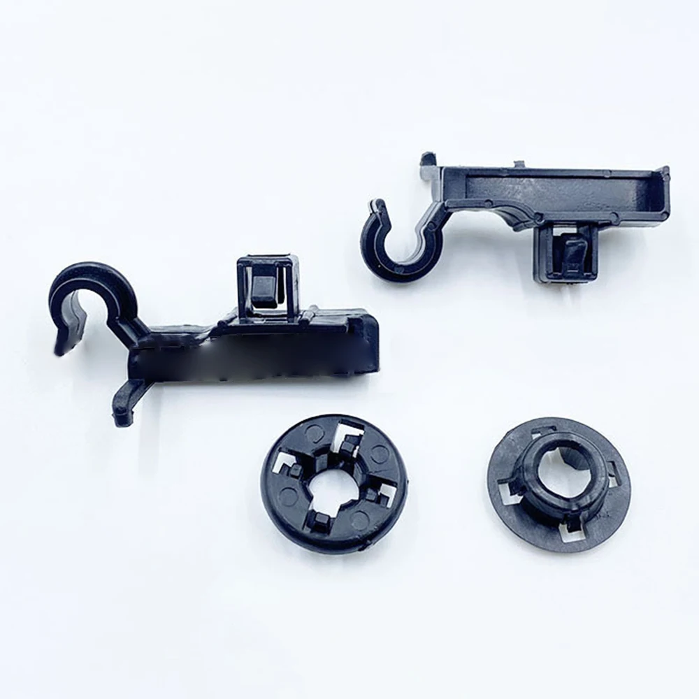 

2pcs 53452-02060 90480-15034 Car Hood Prop Rod Clips Grommet Plastic Bonnet Stay Holder for Toyota Corolla 2003-2005 2006 2007