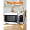 0.9 Cu Ft Microwave with 10 Power Levels with Digital Controls, Countertop Microwave with Timer and Quick-Touch Menu, White 5