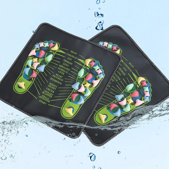 1pcs Foot Acupressure Massage Pad Comfortable Feet Muscle Relaxation Massager Tool for Long Sitting Office Workers Elders 2