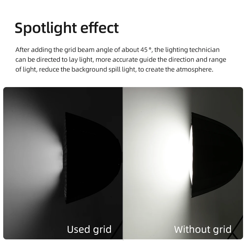 소프트박스 허니컴 그리드 60cm 70cm 90cm 120cm Godox QR-P70 QR-P90 QR-P120 P90L P90H P120L P120H 허니컴 그리드 소프트박스