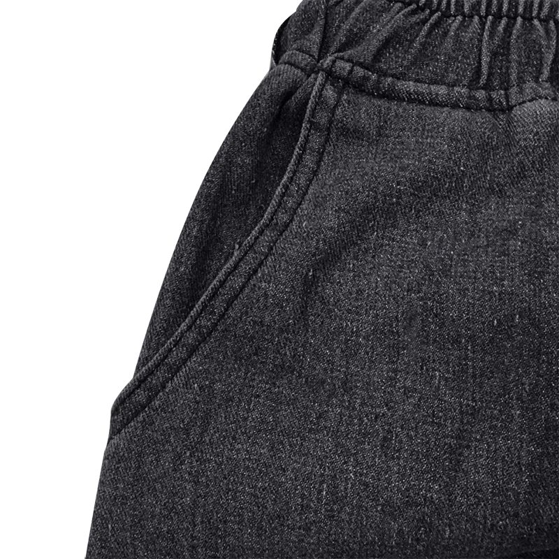Men jeans Solid Color Drape Jeans Loose Straight Vintage Hip-hop Casual Wide-leg Pants